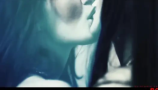 Lezbiyen Amabella yaşlı kadın Alma Blue tarafından hayata geçiriliyor