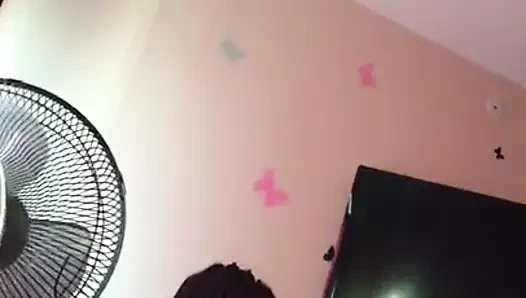 kalın siyah kız çabalayan yastık