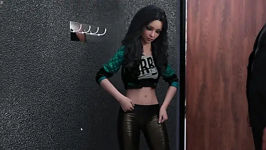 Young Stepdaughter Giving Blowjob To Huge Cock In Changing Room