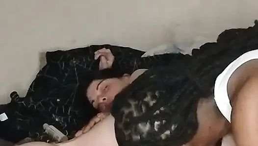 Getting pounded by roommate