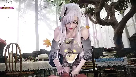 Tanrıça animasyonlu arzu: büyük göğüsler editio - 3 boyutlu animasyon