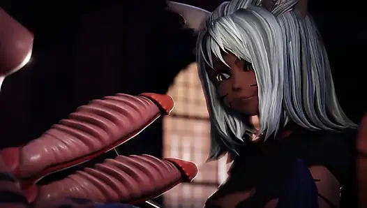 Meru ve Liz Futa Shemale