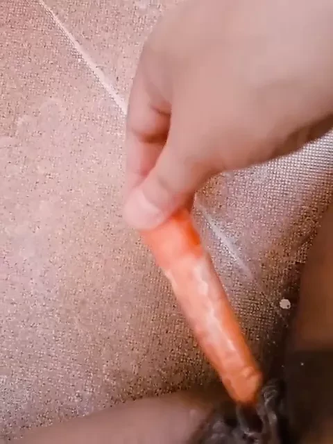 Havuçla en son mastürbasyon videosu