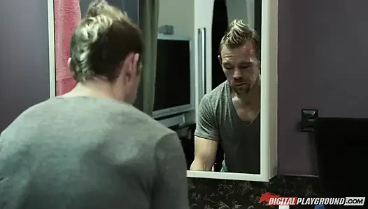Digitalplayground - at kuyruklu sarışın Riley Steelle'ın sert bir şekilde ihtiyacı var