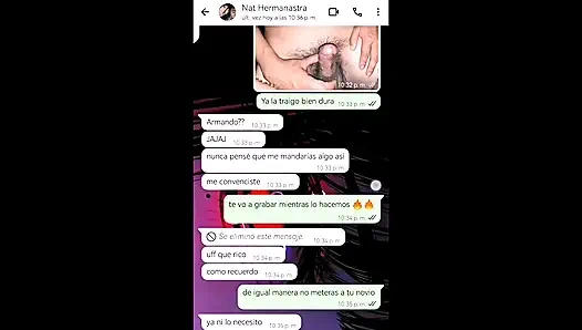 Mutlu sonla küçük üvey kız kardeşimle sohbet et - nati sweet - natasha caseros