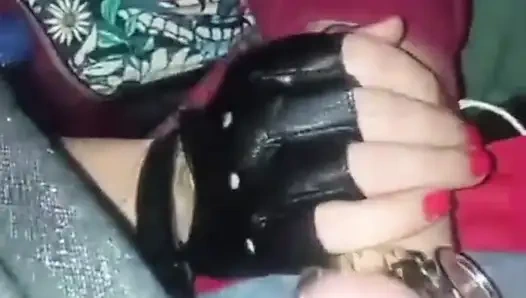 We almost got caught, jerking off in public!