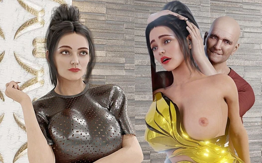 Ateşli Orta Yaşlı Seksi Sekreter Çirkin Bir Yaşlı Adamla Cinsel Ilişki Yaşıyor