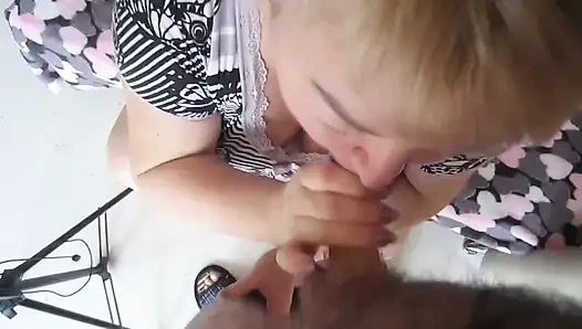 Kayınvalidemin ağzı oral seksle taşaklarımı boşalttı