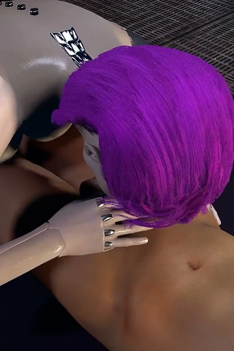 Seksi robot kız tam hizmet veriyor