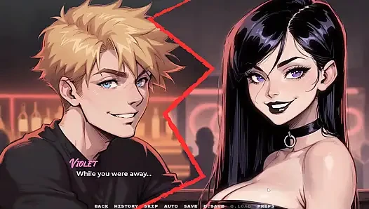 Yeni kız arkadaşım tabu hentai oyunu ep. 41 gotik kız arkadaşımla bdsm şaplak!