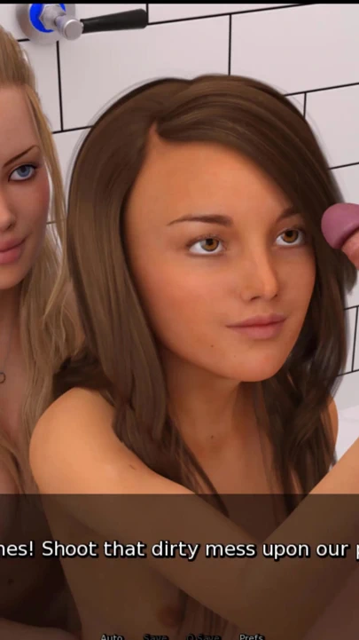 DMD - Elena ve Elly duşta oynuyorlar sonra gittim ve siktim