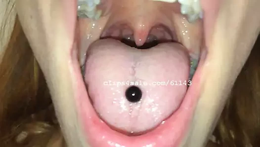 Ağız fetişi - silvia ağız videosu 2