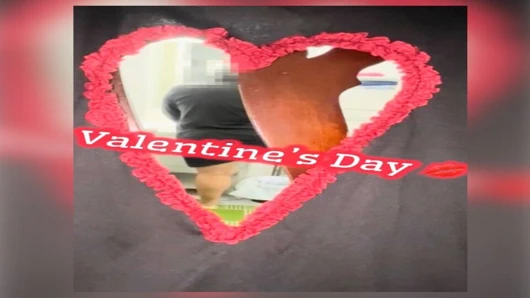 Kalp zonklayıcı ateşli kız sevgililer günü için!