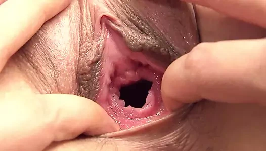 hottie alır KEDİ parmaklı önce sürme bir dev horoz