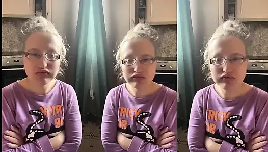 Ağır çekim ile asmr çiğneme ses efekti