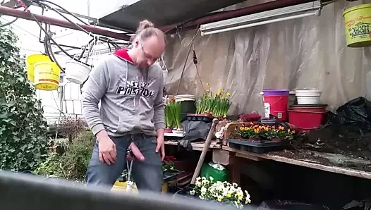 Gewichte an den Eieren in der Arbeit