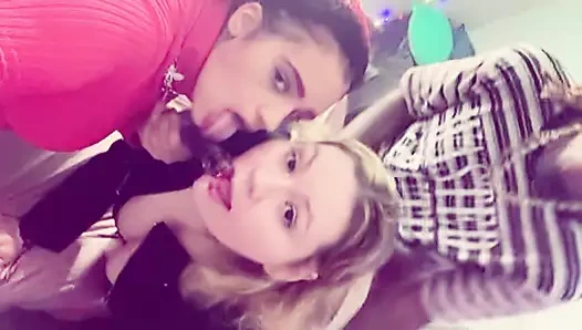 Dik çift tag team büyük ganimet bbw