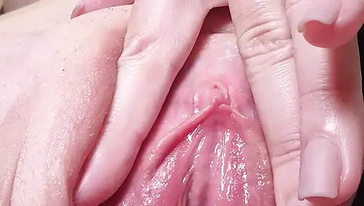 JOI with slutty blonde - wet pussy dirty talk and Pussy fingering close up