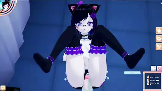 Kaat rgives you pleasure with neko pantsu (Koikatu)