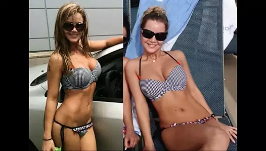 Sarka Kantorova striptizci minik siyah bikini