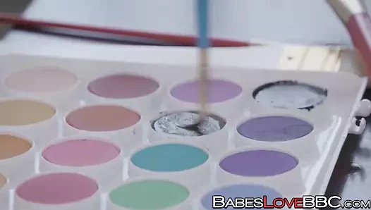 Büyük ganimet joseline kelly köpek stili parçalanmış alır