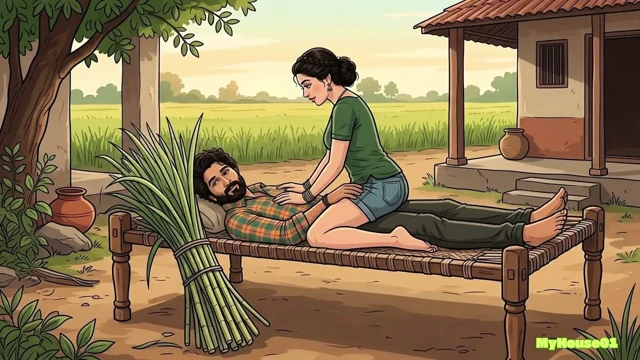 Dr Srivalli Bhabi, Pushpa Bhai'nin evine geliyor ve dışarıda seks yapıyor Hindistan çizgi film