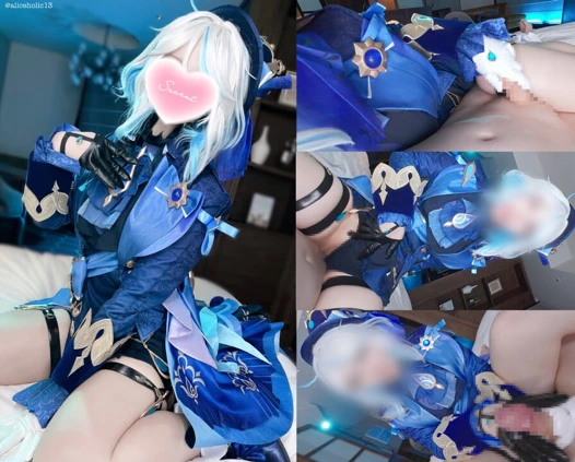 Genshin impact furiina cosplaying kadın egemenliği çiğ seks sağıyor