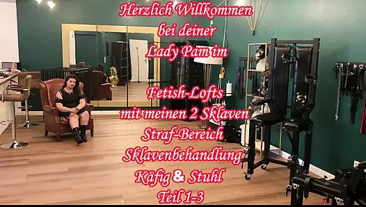 Bdsm zindan sürtükler koşumlu maskeli aptalı domine ediyor