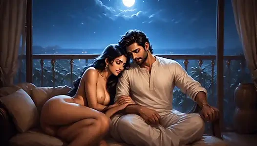 Hintli çift akraba evinde ilk kez çok sert sikişiyor