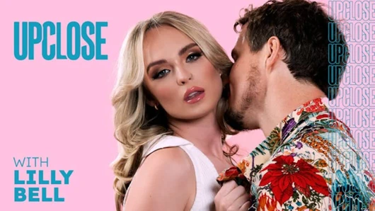 Yakın çekim - doğal yığılmış güzellik Lilly Bell Robby Apples ile tutkulu romantik seks