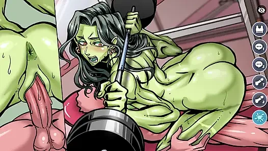 KASLı KADıNLAR DOMALTARAK SERT SIKIŞIYOR VE KOVBOY KıZ - MÜSTEHCEN SPOR SALONU - BÖLÜM - 5