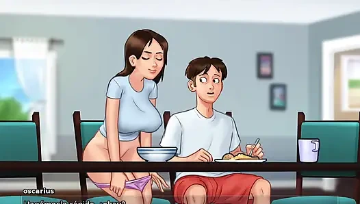 Üvey kız kardeş üvey annem küçük sırrımızı fark etmeden önce bir şenlik istedi - yaz mevsimi efsanesi