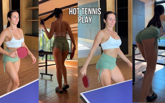 Baştan çıkarıcı tenis oyunu - başa çıkamayacak kadar ateşli