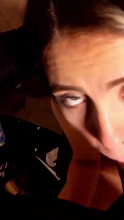 DOUBLE CUMSHOT IN THE THROAT STEPSISTER GREEN EYES | Clip 2