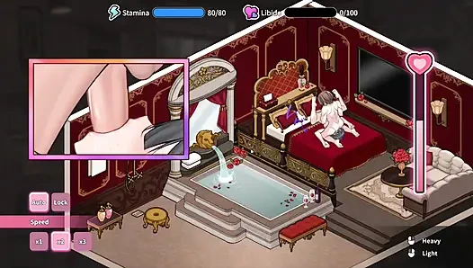 Hentai oyunu - büyük memeli polis kadınla seks - ahlaksız hamam