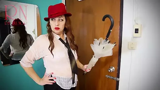 Islak giysilerle striptiz yapın. ıslak külot regina noir. 1