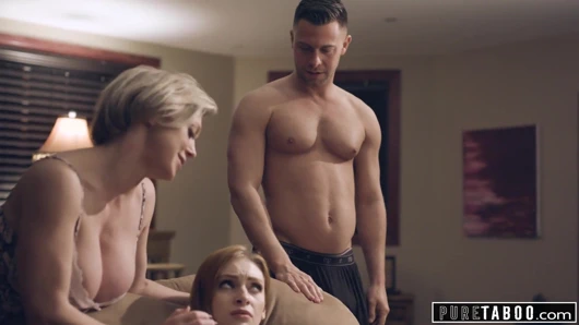 Saf tabu üvey anne-baba ve üvey kardeş hoşgeldin yeni kız kardeş