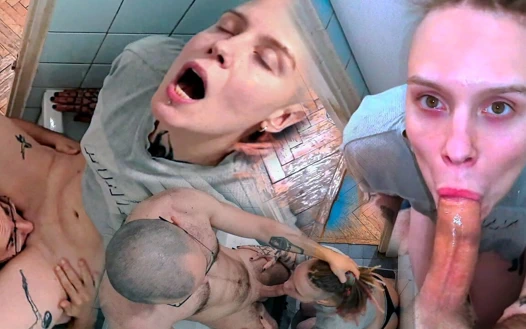 Sabah çürüğümüz! Banyoda sert sikişiyor, amcığı parçalıyor!