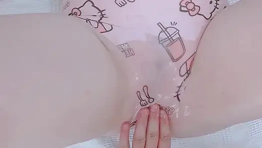 İlk harika orgazm yağlanmış amcık çeşmesi doğum günü hediyesi