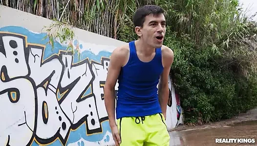 Açık havada anal bisiklete biniyor reality kings