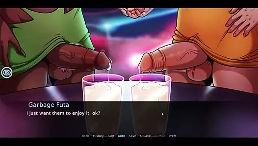 Futadomworld twinks kokteyl at the bar