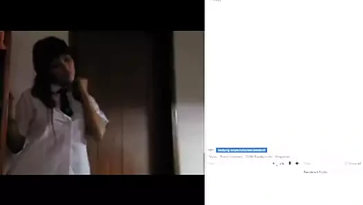 Femdom Mastürbasyon korkak ile etek