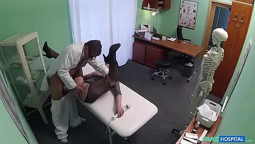 Brunette Turns a Massage Tool Into a Sex Toy
