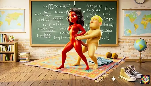 Tutkulu öğretmen romantizmi - ai hentai asmr