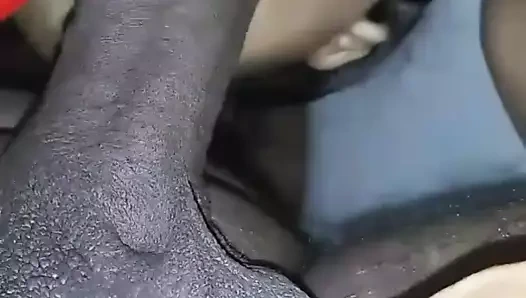 Mi Chiquita chupando su verga...