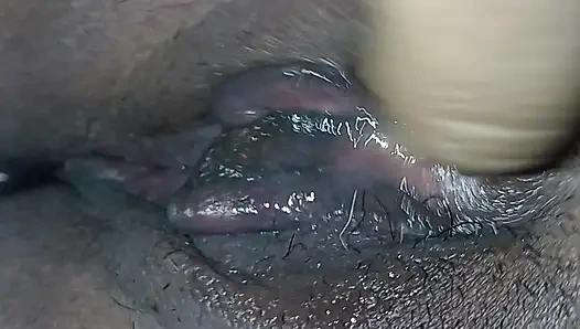 Nepalli Villege evli kadın parmaklıyor ve yakın çekim tong amcık yiyor puti chater maja liyako