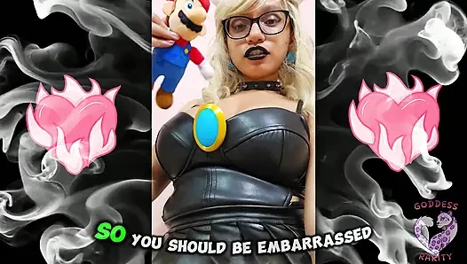 Tanrıça Rarity senin için bowsette olarak soyunuyor