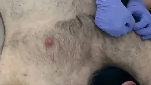Bölüm 5:- Domina Satana burada köle Dazzer'da tıbbi oyun oynuyor. 1ft sesli iğne oyunuyla başlıyor!