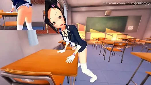 Liseli memnuniyetle sadece senin için mastürbasyon yapıyor