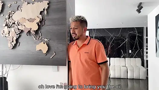 Hamile eski kız arkadaşım evime geliyor ve sonunda karımı sikiyor